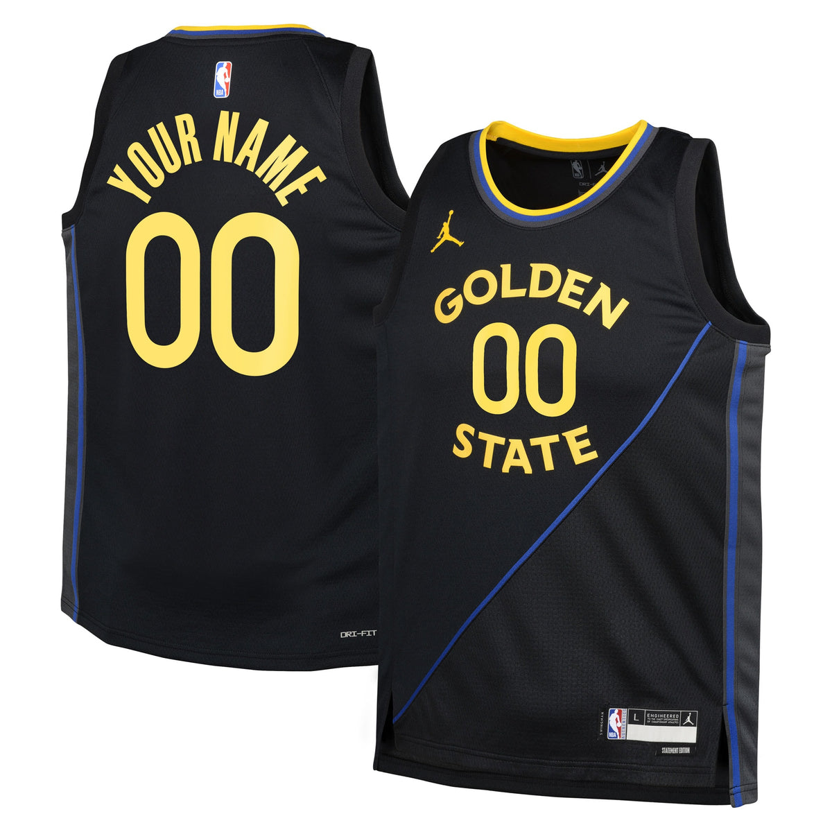 Golden State Warriors NBA Nike Jordan Statement Jersey - Youth