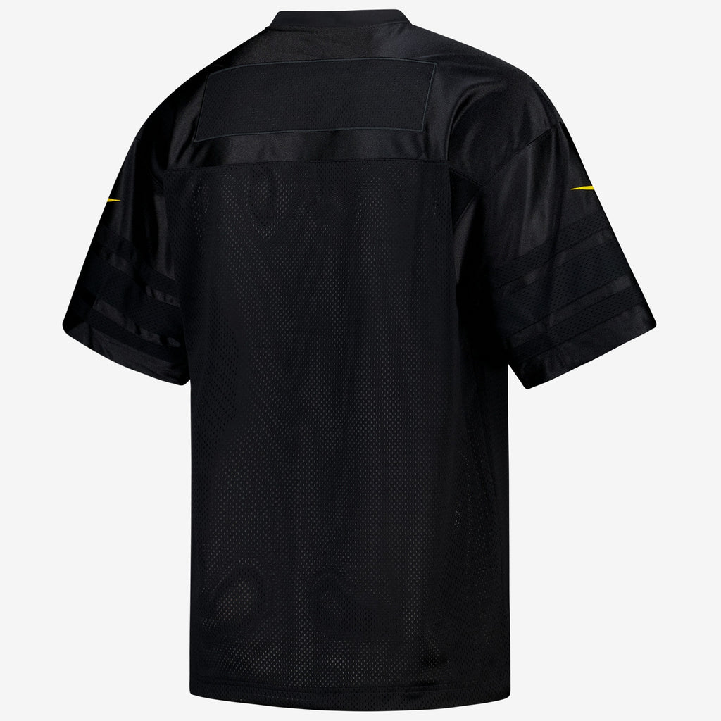 Los Angeles Lakers NBA Nike Courtside Football Jersey - Black - Men's