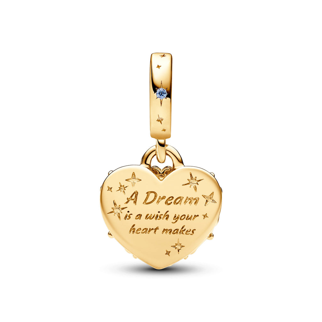 PANDORA Disney Cinderella S Carriage And Heart Double Dangle Charm Disney X PANDORA Charms Bracelet Charm Jewelry Gift