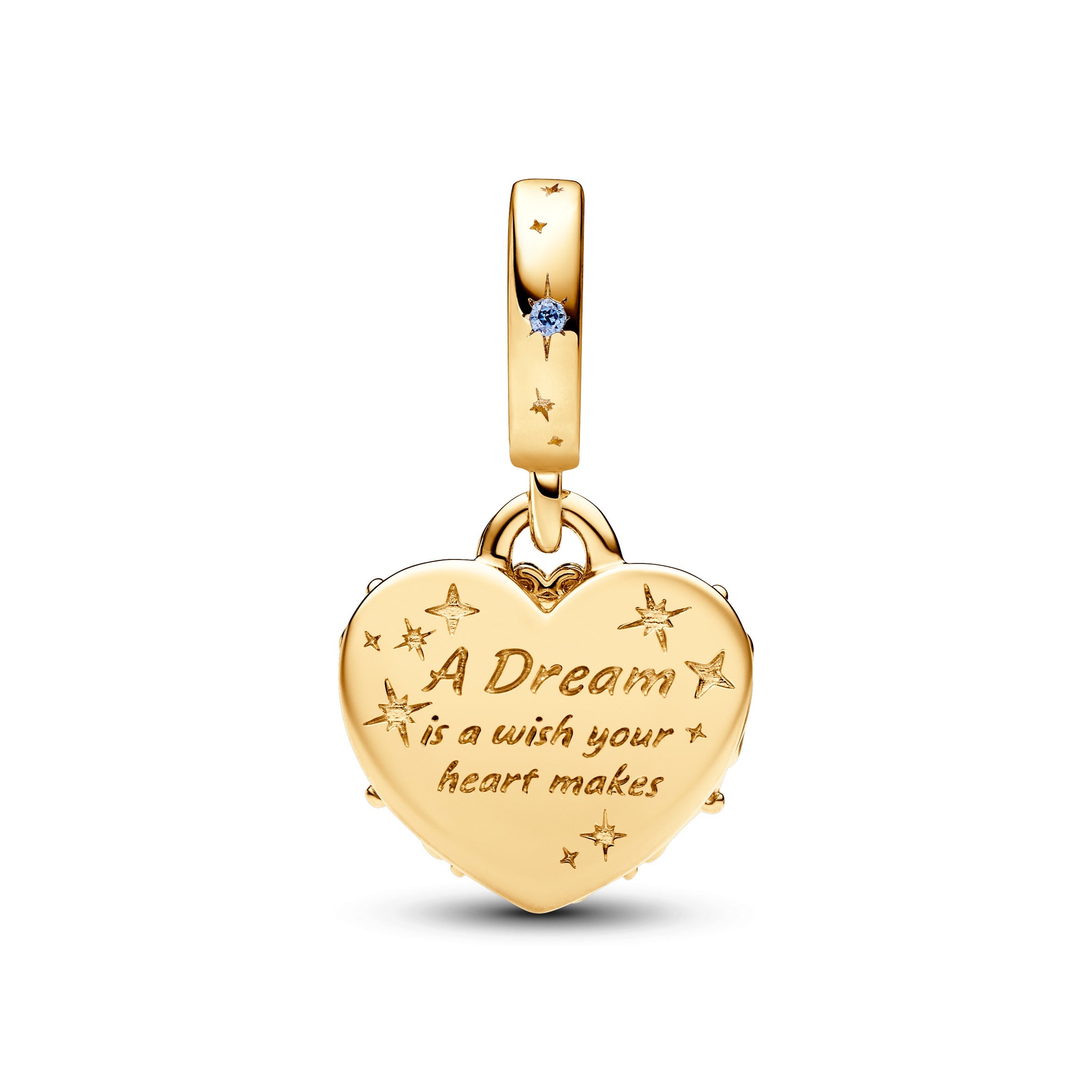 PANDORA Disney Cinderella S Carriage And Heart Double Dangle Charm Disney X PANDORA Charms Bracelet Charm Jewelry Gift