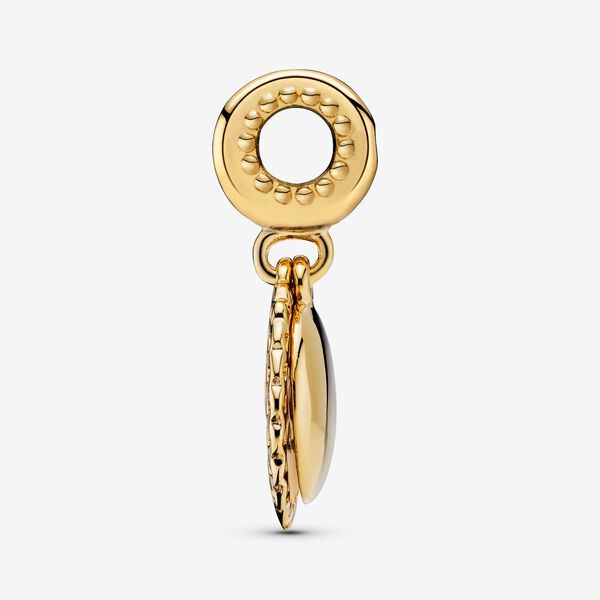 PANDORA You Are My Sunshine Dangle Charm 14K Gold Plated Unique Metal Blend Charms Bracelet Charm Jewelry Gift