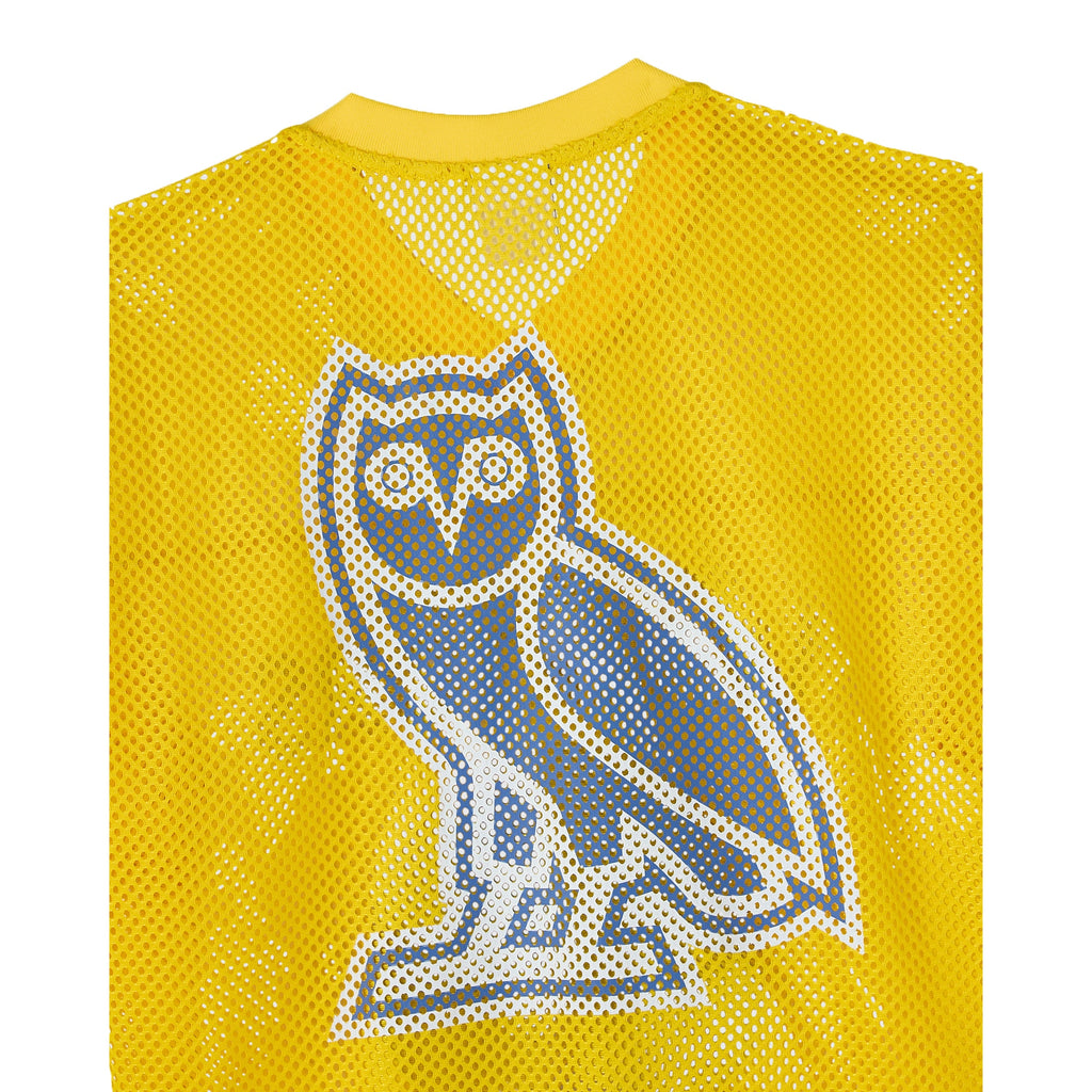 Golden State Warriors NBA X OVO Mesh Football Jersey - Men's