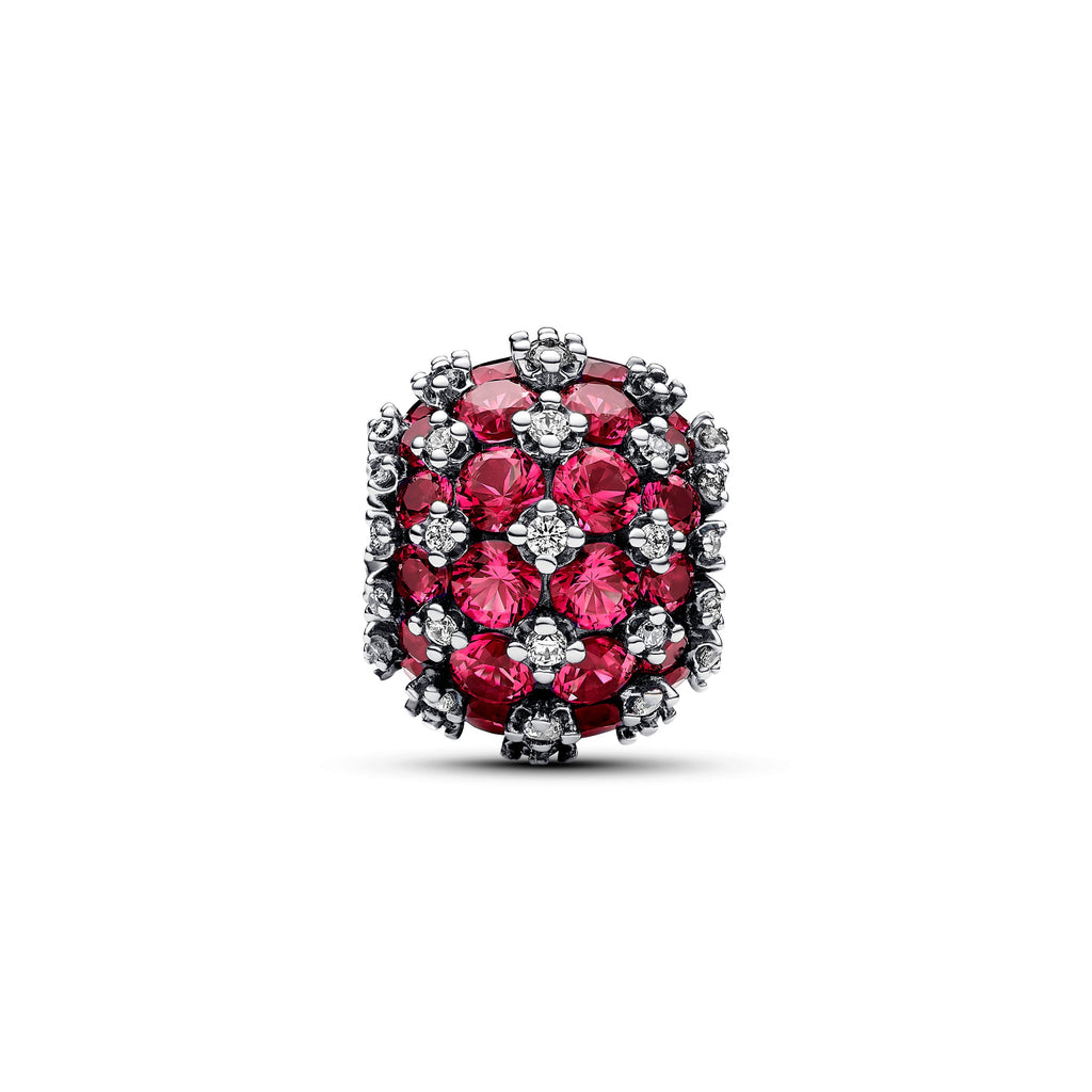 PANDORA Sparkling Pavé Round Pink Charm Charms Bracelet Charm Jewelry Gift
