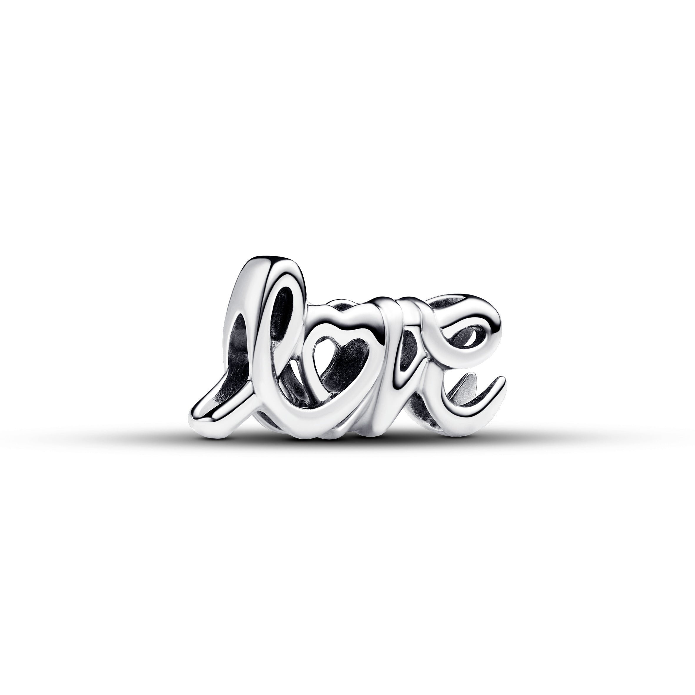 PANDORA Handwritten Love Charm Sterling Silver Charms Bracelet Charm Jewelry Gift