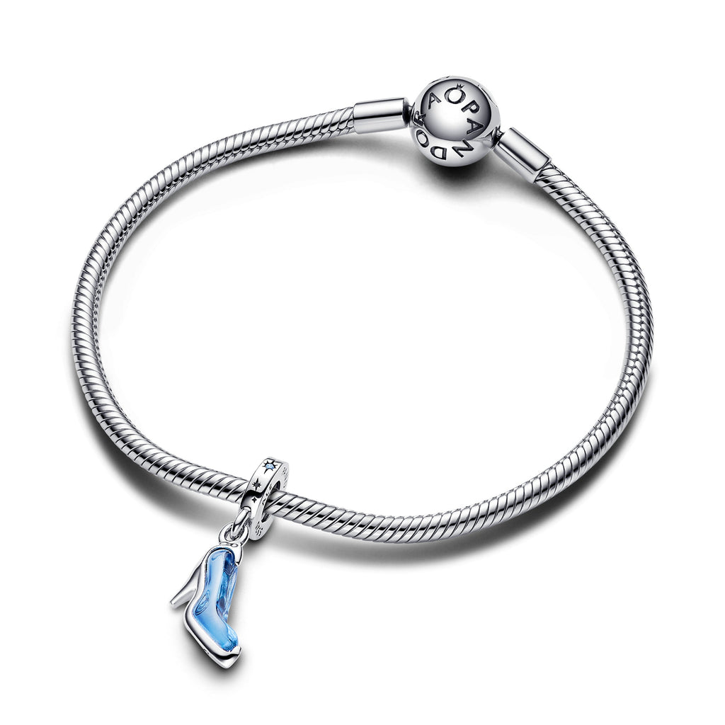 PANDORA Disney Cinderella S Glass Slipper Dangle Charm Disney X PANDORA Charms Bracelet Charm Jewelry Gift