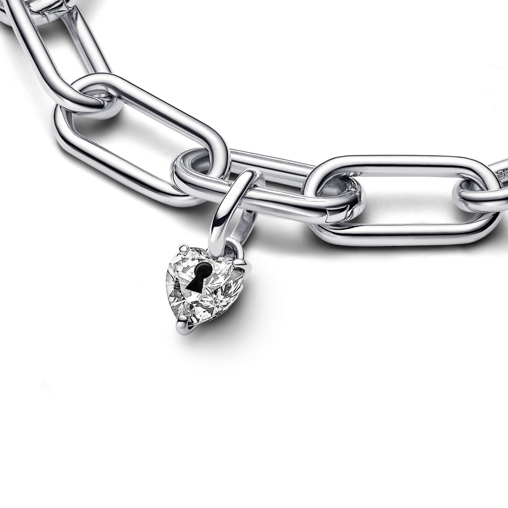 PANDORA ME Keyhole Heart Mini Dangle Charm Charms Bracelet Charm Jewelry Gift