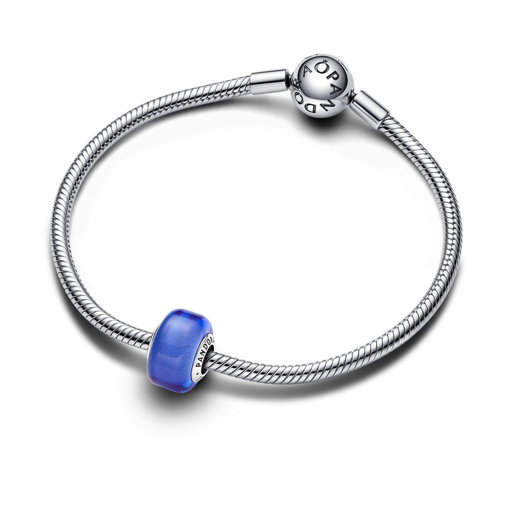 PANDORA Blue Mini Murano Glass Charm Charms Bracelet Charm Jewelry Gift