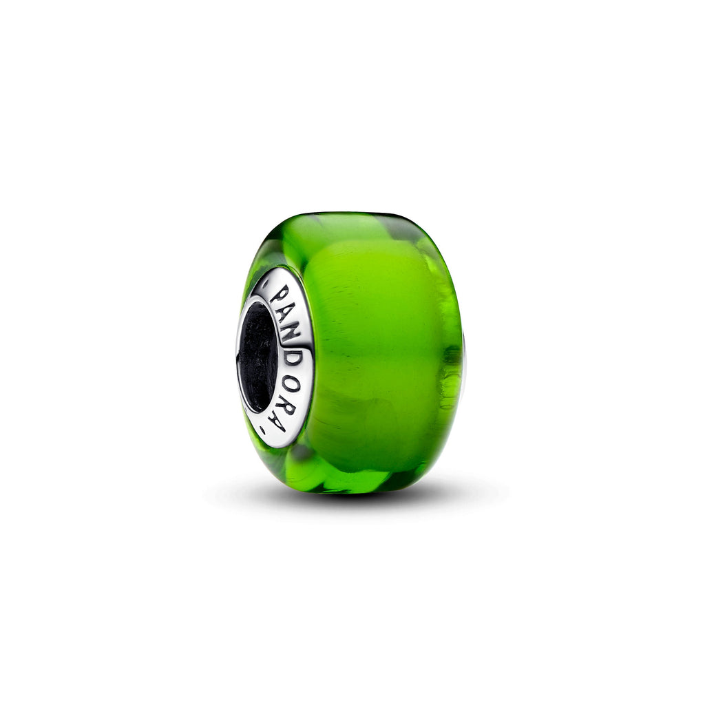 PANDORA Green Mini Murano Glass Charm Charms Bracelet Charm Jewelry Gift