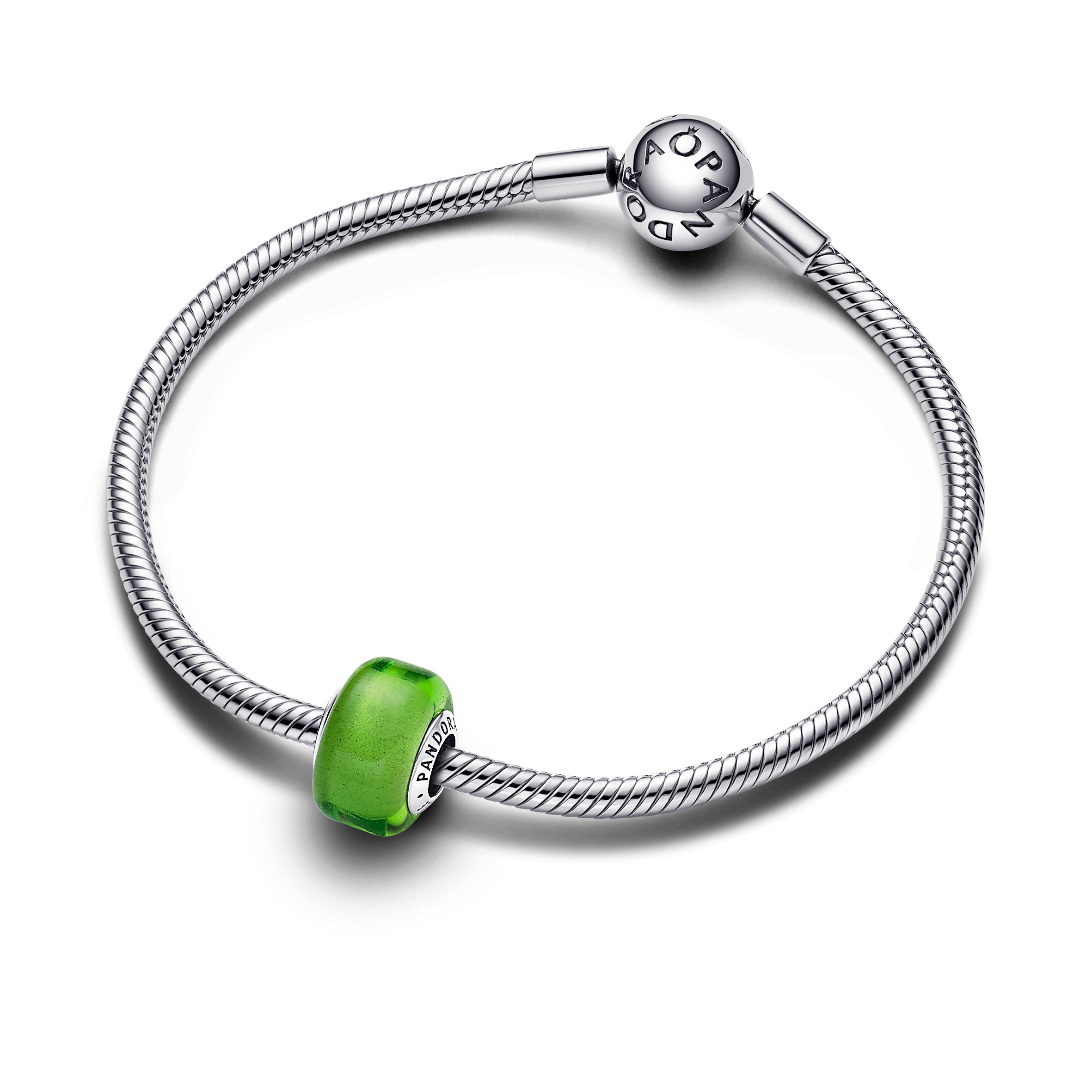 PANDORA Green Mini Murano Glass Charm Charms Bracelet Charm Jewelry Gift
