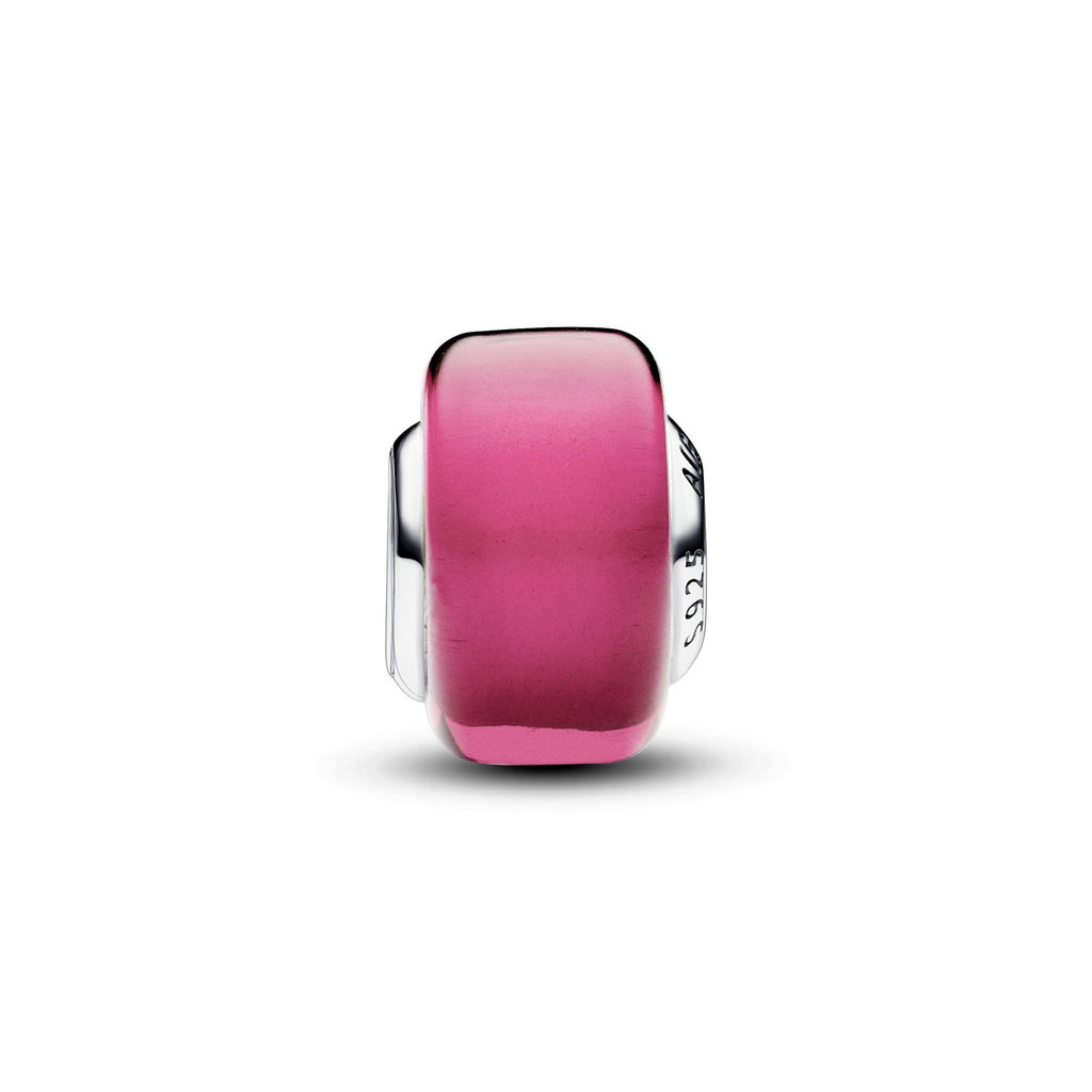 PANDORA Pink Mini Murano Glass Charm Charms Bracelet Charm Jewelry Gift