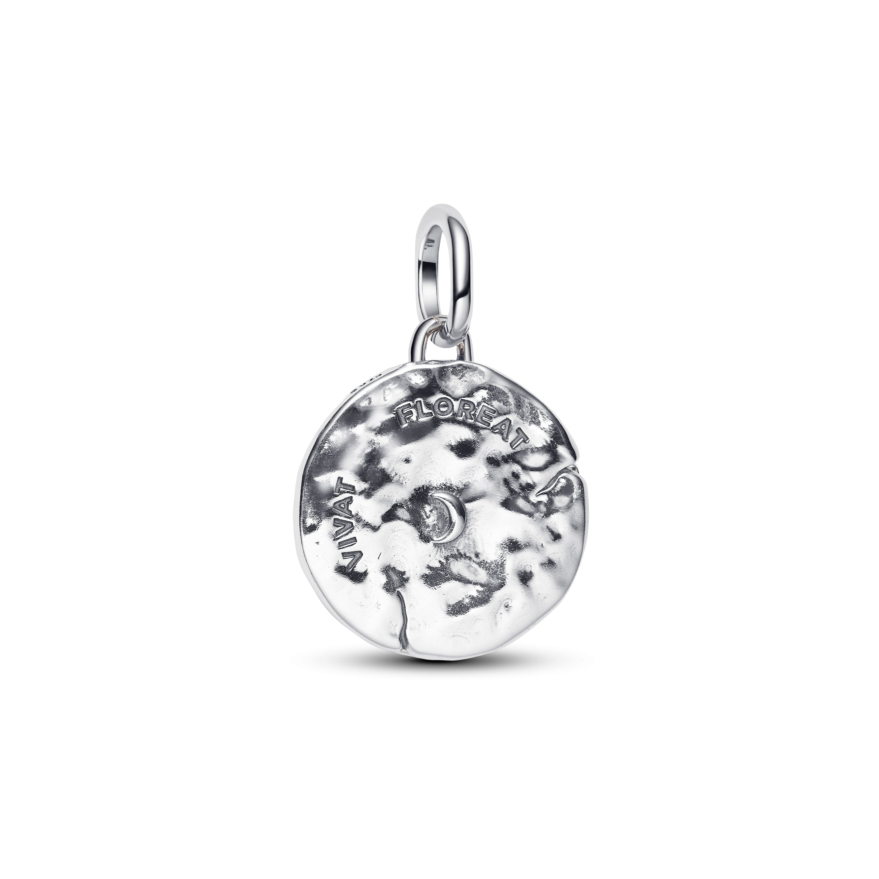 PANDORA Cherry Blossom Medallion Charm Sterling Silver Flowers Charms Bracelet Charm Jewelry Gift