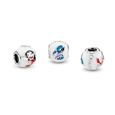 PANDORA Disney Lilo And Stitch Charm Enamel Charms Bracelet Charm Jewelry Gift