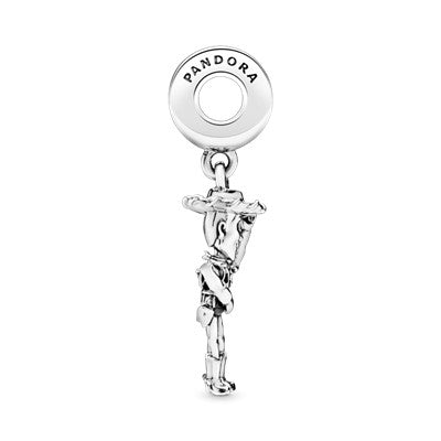 PANDORA Disney Pixar Toy Story Woody Dangle Charm Enamel Charms Bracelet Charm Jewelry Gift