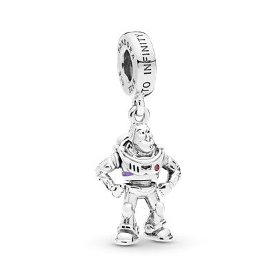 PANDORA Disney Pixar Toy Story Buzz Lightyear Dangle Charm Enamel Charms Bracelet Charm Jewelry Gift