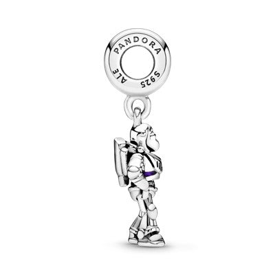 PANDORA Disney Pixar Toy Story Buzz Lightyear Dangle Charm Enamel Charms Bracelet Charm Jewelry Gift