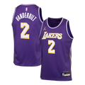 Los Angeles Lakers NBA Jordan Brand Statement Edition Jersey - Purple - Jarred Vanderbilt - Youth