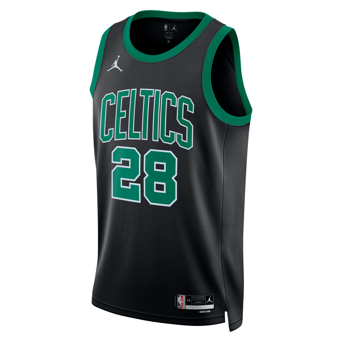 Boston Celtics NBA Jordan Brand Statement Edition Swingman Jersey - Black - Hugo González - Unisex
