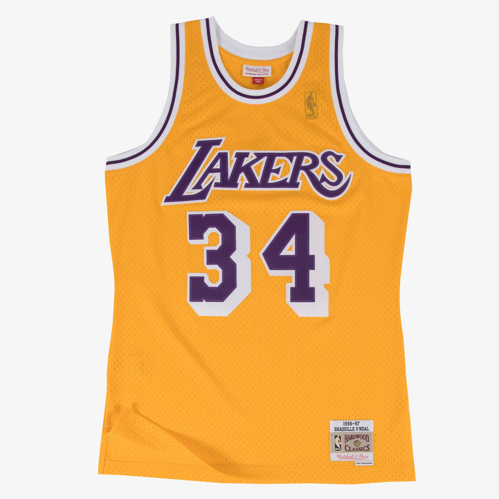 Los Angeles Lakers NBA Mitchell & Ness Swingman Jersey Shaquille O'Neal 1996