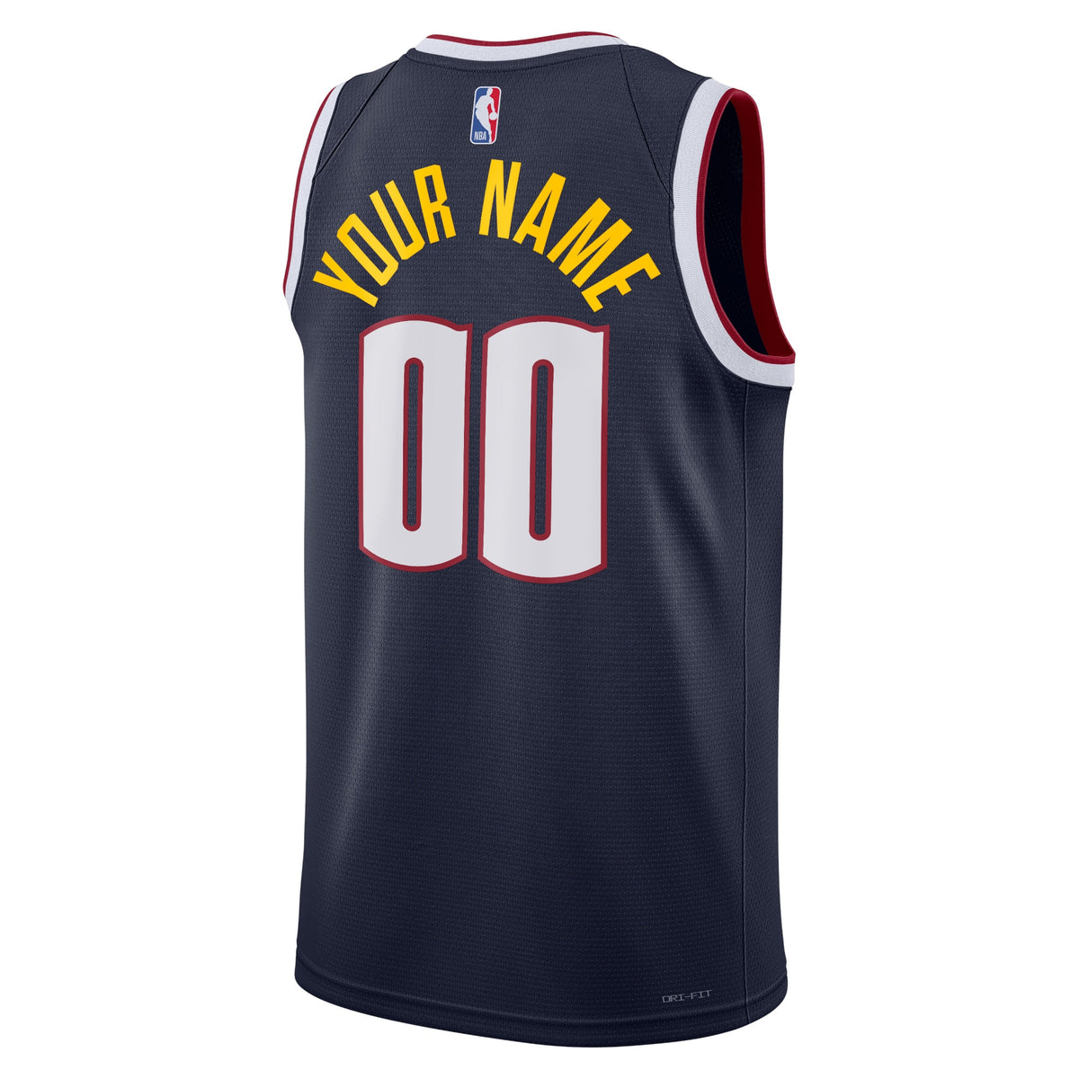 Denver Nuggets NBA Nike Icon Swingman Jersey - Custom - Unisex