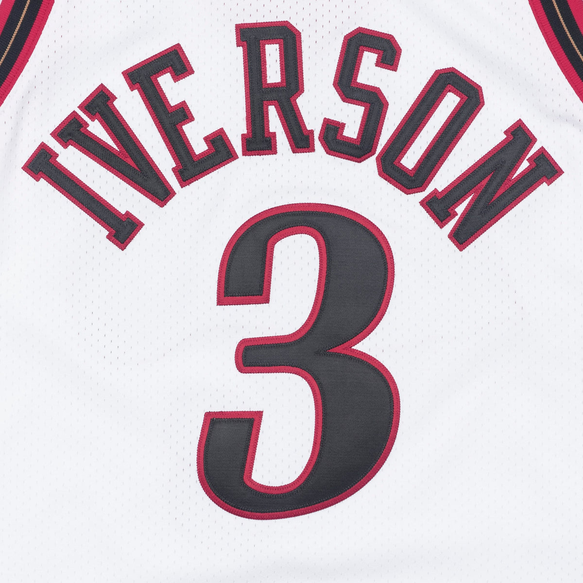 Philadelphia 76ers NBA Mitchell & Ness Allen Iverson 1997 Authentic Jersey - White