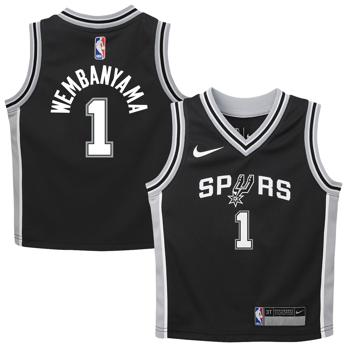 San Antonio Spurs NBA Nike Icon Swingman Jersey - Victor Wembanyana - Kids