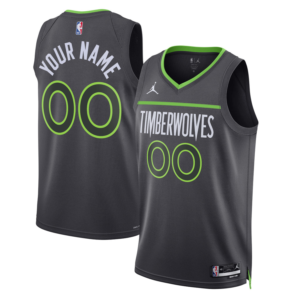 Minnesota Timberwolves NBA Jordan Statement Swingman Jersey - Custom - Unisex