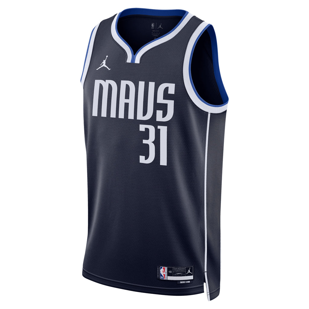 Dallas Mavericks NBA Jordan Brand Statement Edition Swingman Jersey - Navy - Klay Thompson - Unisex