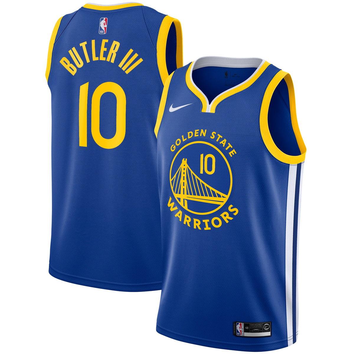 Golden State Warriors NBA Nike Icon Edition Swingman Jersey - Royal - Jimmy Butler III - Youth