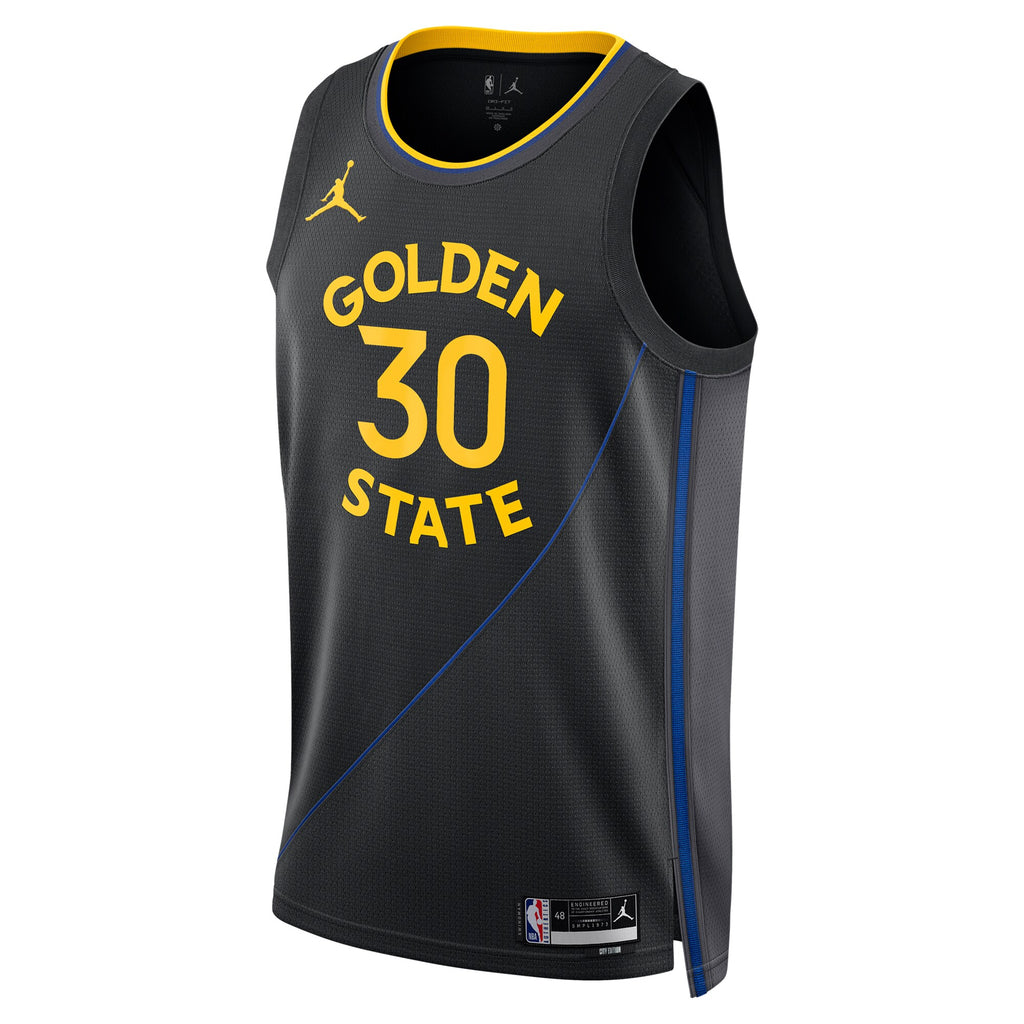 Golden State Warriors NBA Jordan Brand 2024/25 Statement Edition Swingman Jersey - Black - Stephen Curry - Unisex