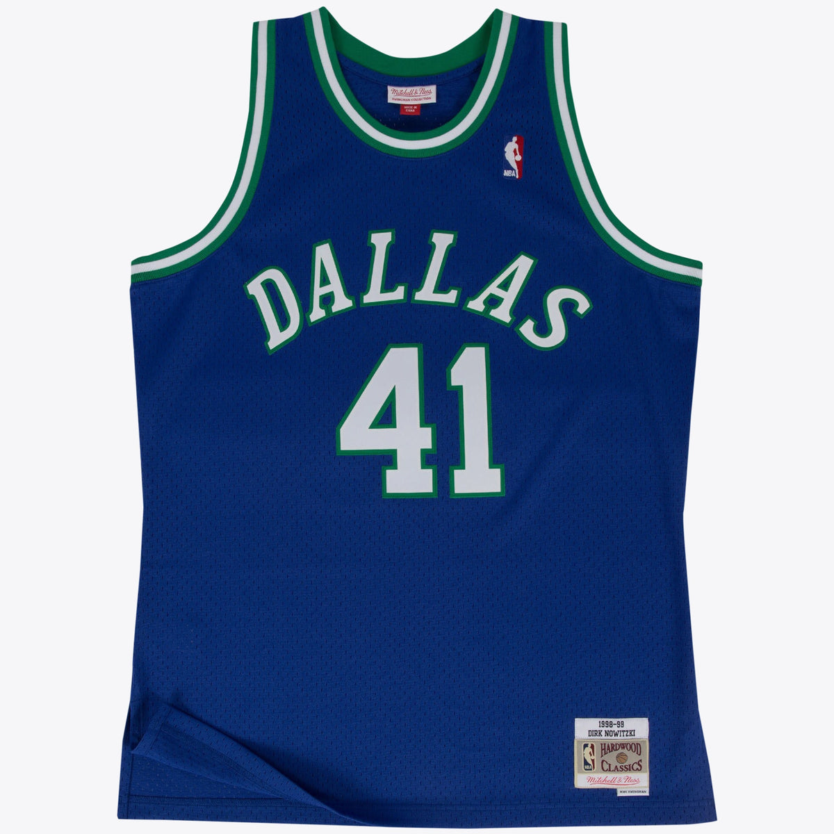 Dallas Mavericks NBA Mitchell & Ness Swingman Jersey Road Dirk Nowitzki 1998-99