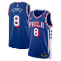 Philadelphia 76ers NBA Nike Icon Edition Swingman Jersey - Royal - Paul George - Unisex