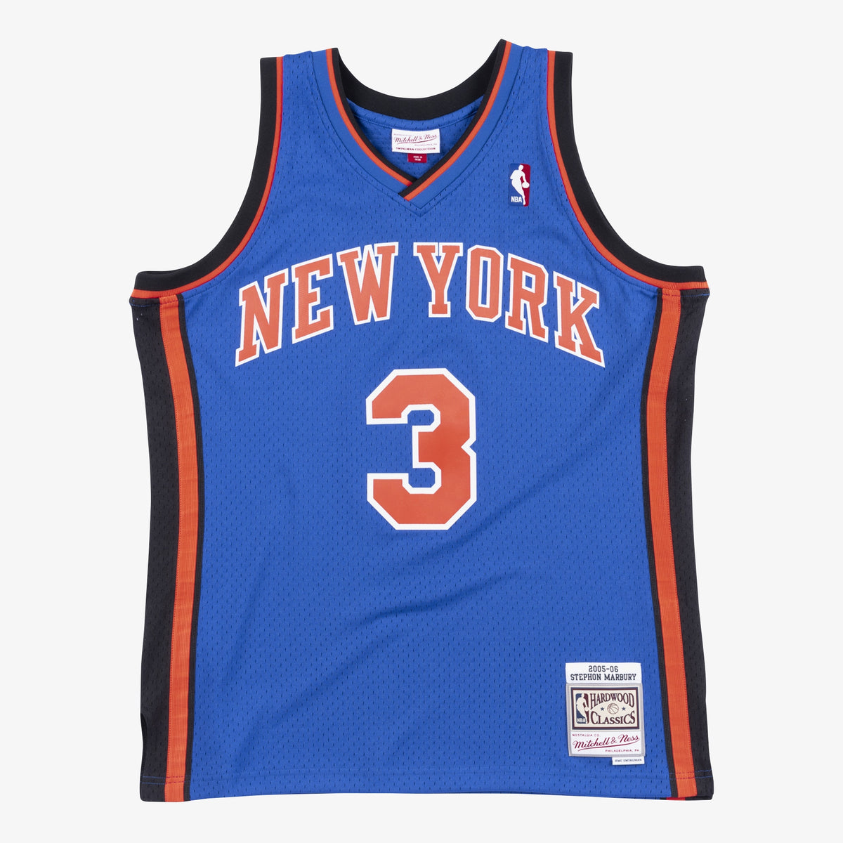 New York Knicks NBA Mitchell & Ness Stephon Marbury 2006 Swingman Authentic Jersey - Royal Blue