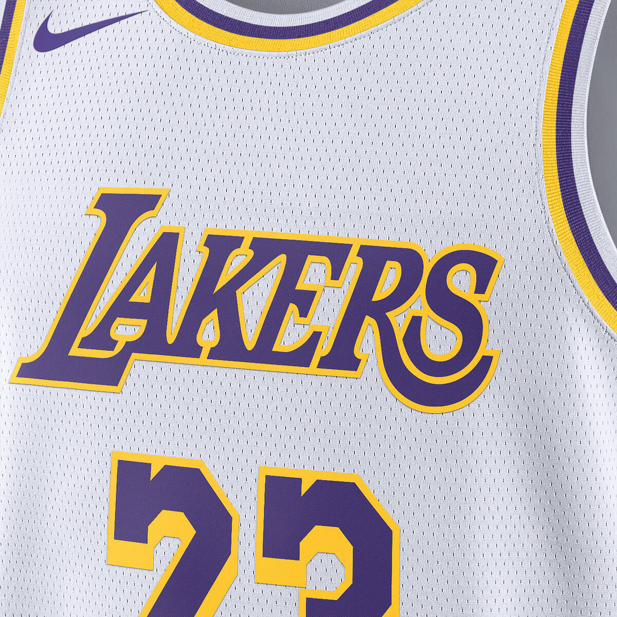 Los Angeles Lakers NBA Nike Association Swingman Jersey - LeBron James - Unisex