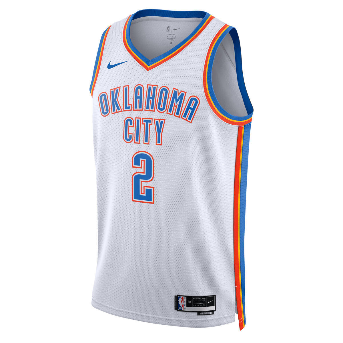 Oklahoma City Thunder NBA Nike Association Swingman Jersey - Gilgeous-Alexander - Unisex