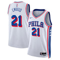 Philadelphia 76ers NBA Nike Association Edition Swingman Jersey - White - Joel Embiid - Unisex