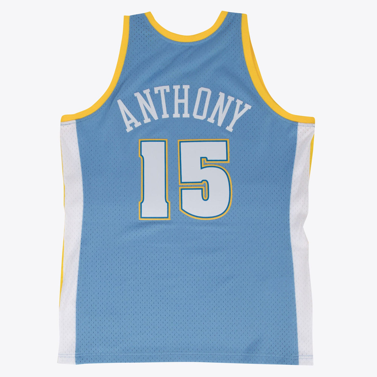 Denver Nuggets NBA Carmelo Anthony 2003-04 Hardwood Classics Road Swingman Jersey By Mitchell & Ness - Blue - Men's