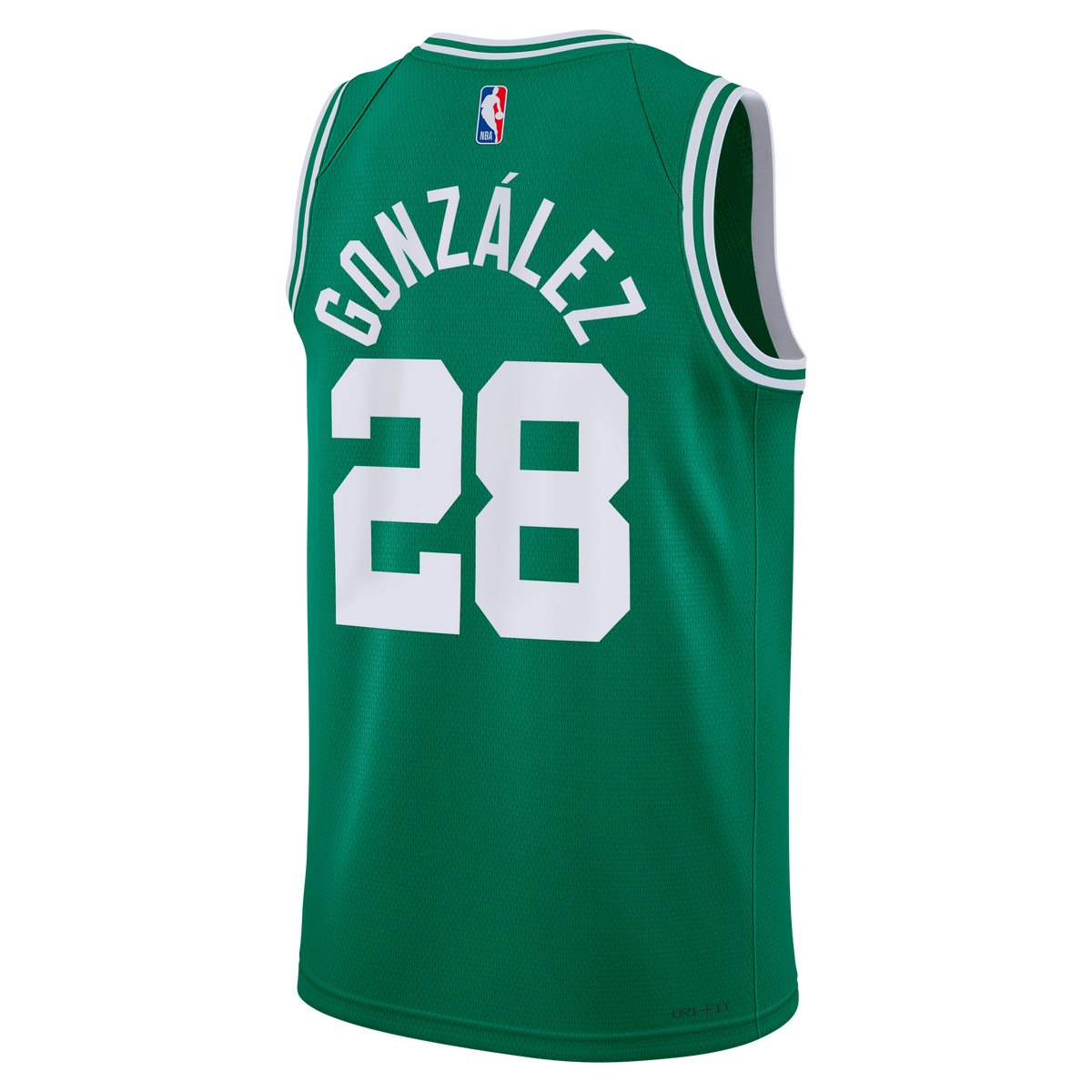 Boston Celtics NBA Nike Icon Edition Swingman Jersey - Kelly Green - Hugo González - Unisex