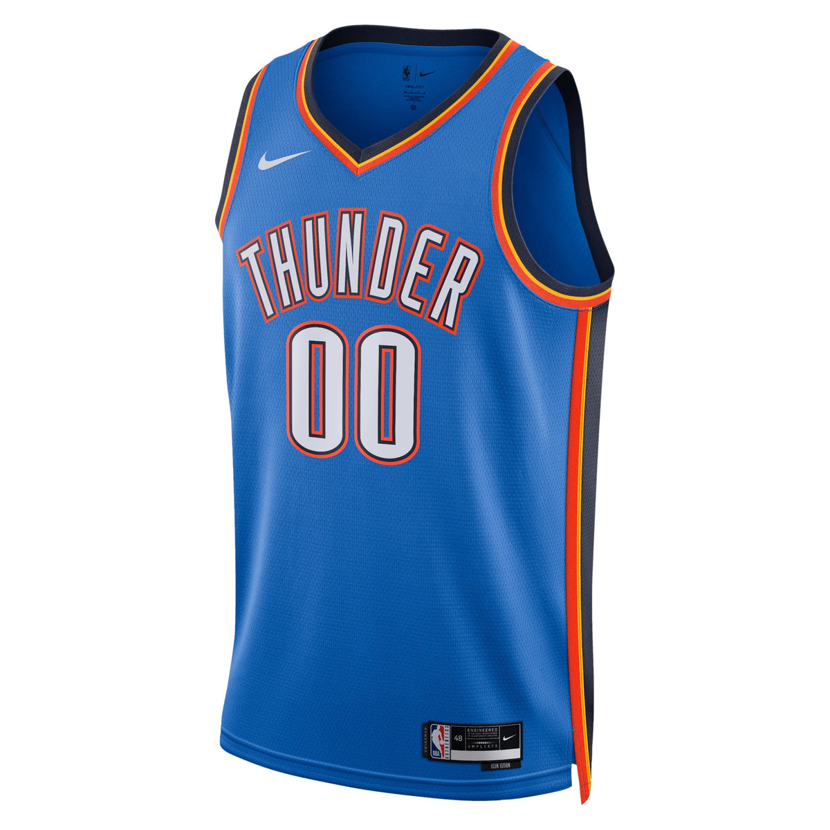 Oklahoma City Thunder NBA Nike Icon Swingman Jersey - Custom - Unisex