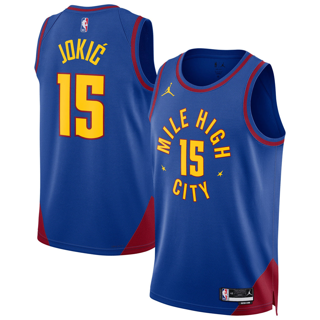 Denver Nuggets NBA Jordan Brand Statement Swingman Jersey - Jokic - Unisex