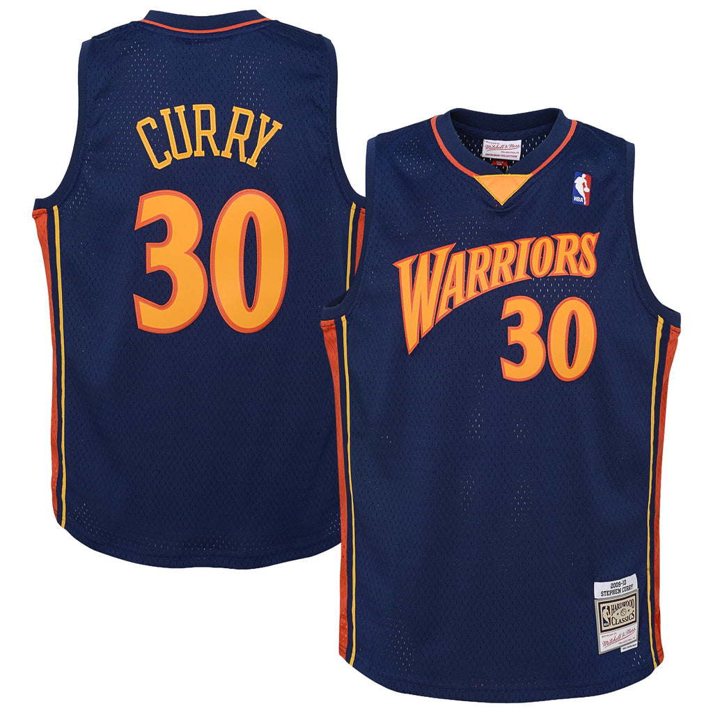 Golden State Warriors NBA Mitchell & Ness Swingman Road 2009 Jersey - Stephen Curry - Youth