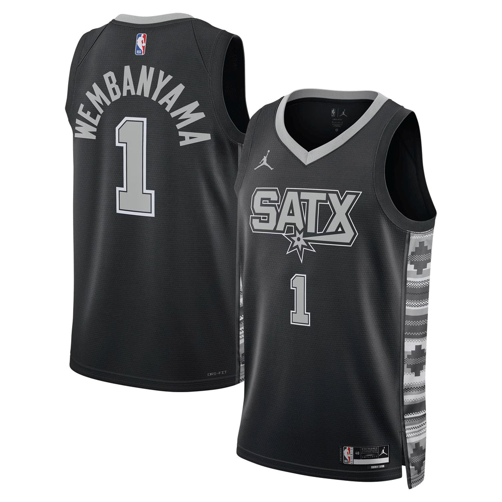 San Antonio Spurs NBA Jordan Brand Statement Edition Swingman Jersey - Victor Wembanyama - Unisex