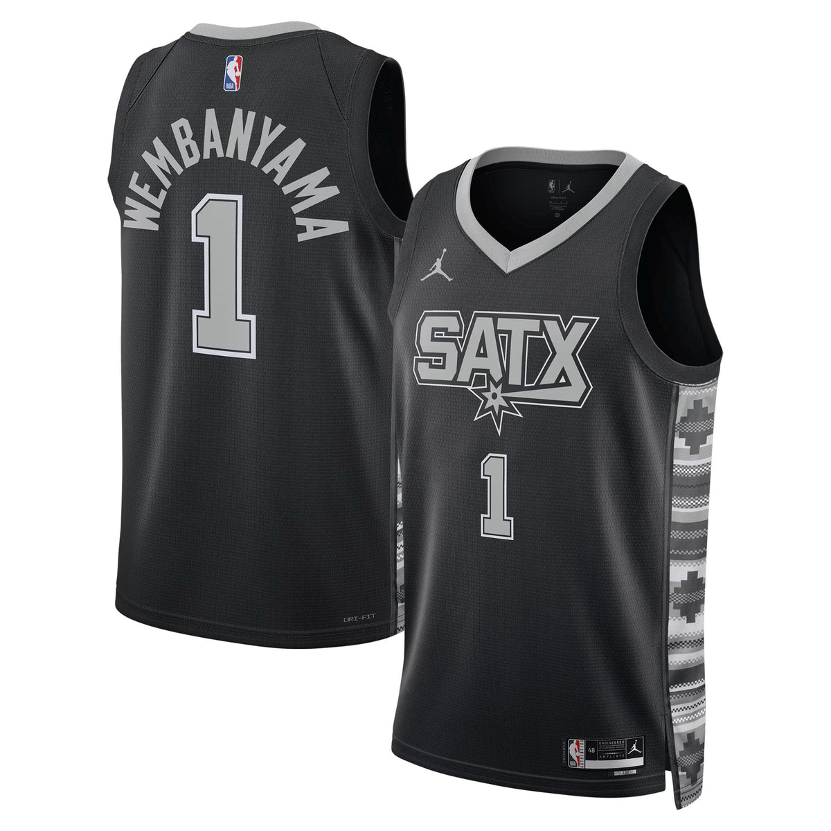 San Antonio Spurs NBA Jordan Brand Statement Edition Swingman Jersey - Victor Wembanyama - Unisex