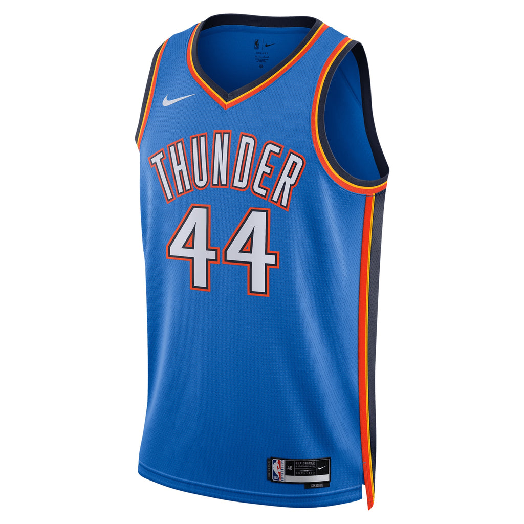 Oklahoma City Thunder NBA Nike Icon Swingman Jersey - Blue - Nikola Topić - Unisex