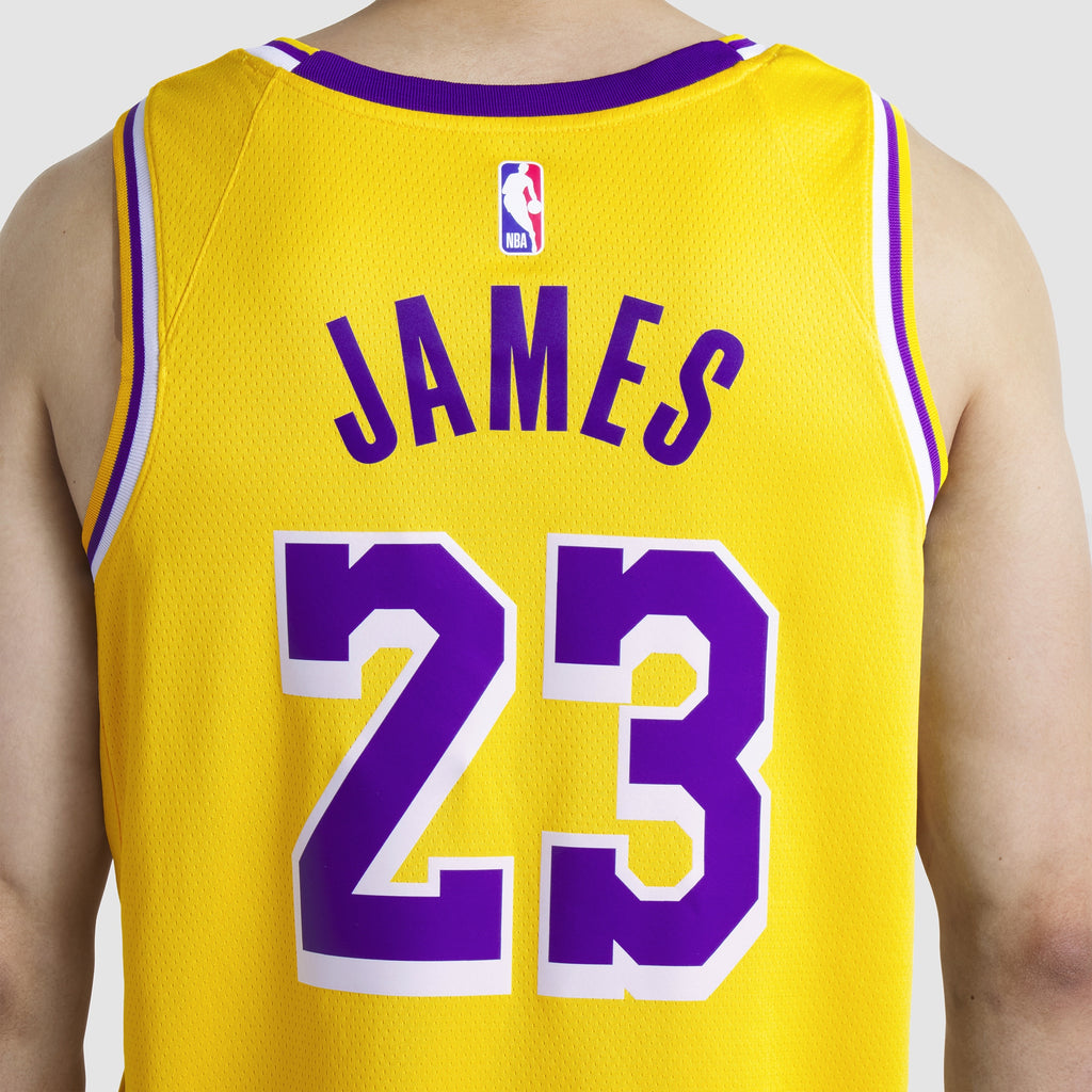 Los Angeles Lakers NBA Nike Icon Swingman Jersey - LeBron James - Unisex