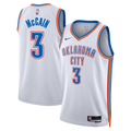 Oklahoma City Thunder NBA Nike Association Edition Swingman Jersey - White - Jared McCain - Unisex