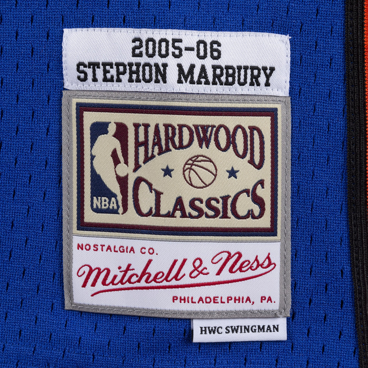 New York Knicks NBA Mitchell & Ness Stephon Marbury 2006 Swingman Authentic Jersey - Royal Blue