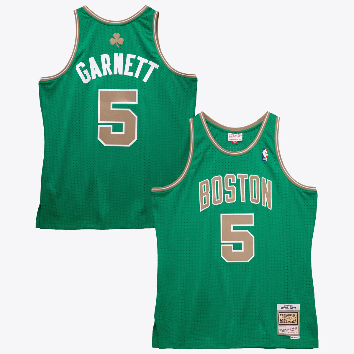 Boston Celtics NBA Mitchell & Ness Kevin Garnett 2007 Swingman Authentic Jersey - Kelly Green