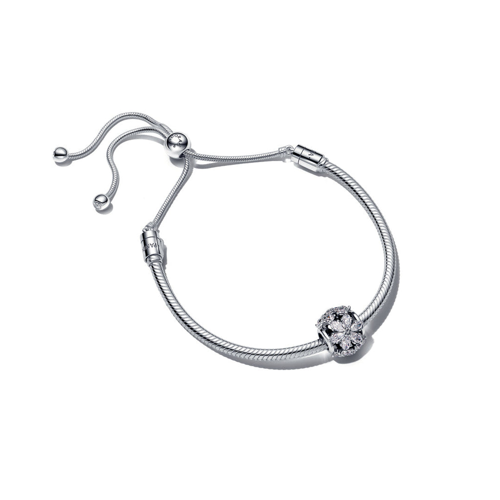 PANDORA Sparkling Herbarium Cluster Bracelet Gift Set Cubic Zirconia Giftsets Chain Bracelet Jewelry Gift