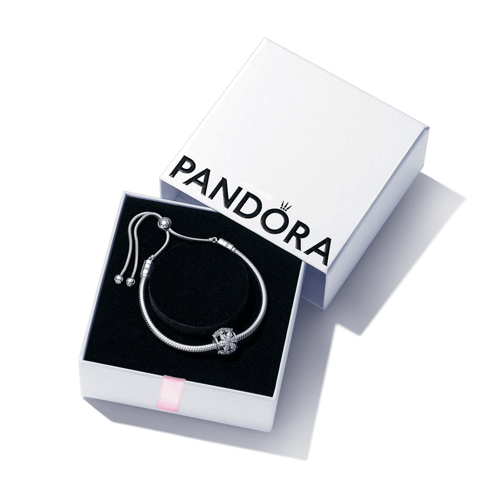 PANDORA Sparkling Herbarium Cluster Bracelet Gift Set Cubic Zirconia Giftsets Chain Bracelet Jewelry Gift
