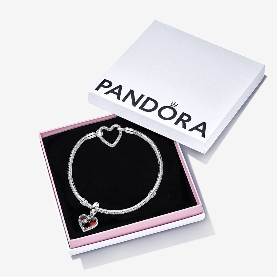 PANDORA Padlock Double Dangle Gift Set Giftsets Fashion Jewelry Gift For Women